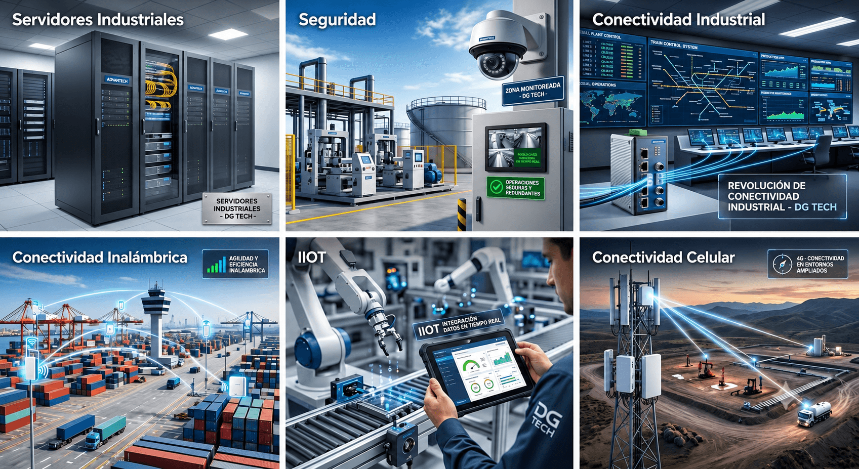 Soluciones tecnológicas Advantech aplicadas a diferentes industrias